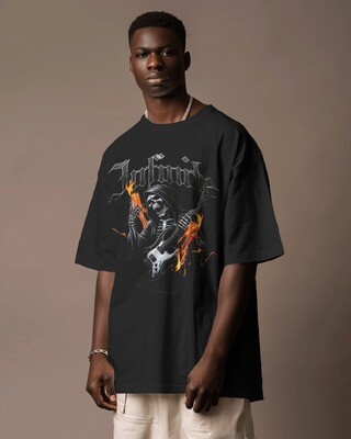 Black INFINITE Y2K Oversized T-Shirt