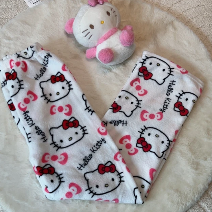 White Hello Kitty Pyjamas Pants