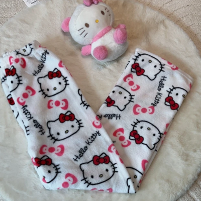 White Hello Kitty Pyjamas Pants
