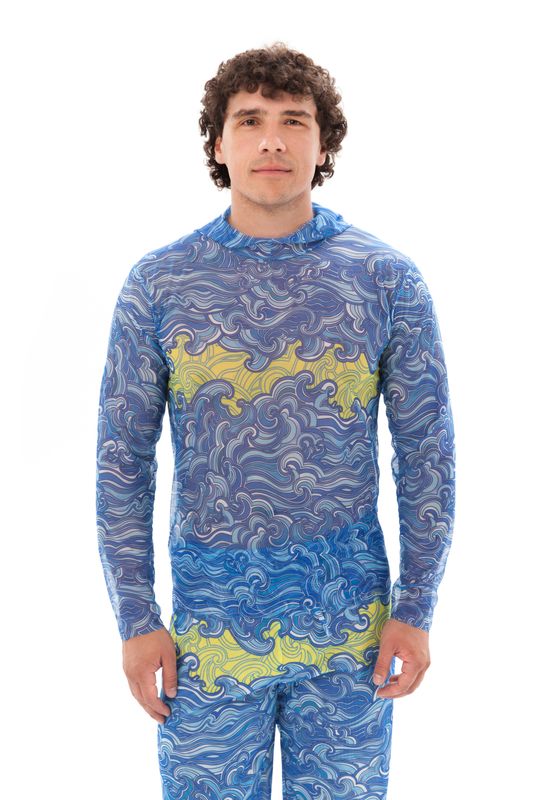 Men&#39;s T-shirt &quot;Waves&quot; Heavy