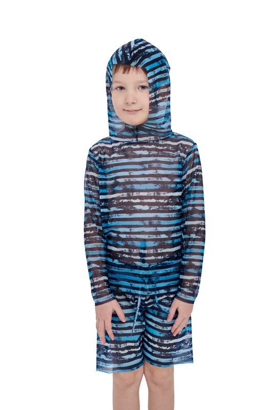 KID&#39;s Smart T-shirt with Hood &quot;Navy&quot;