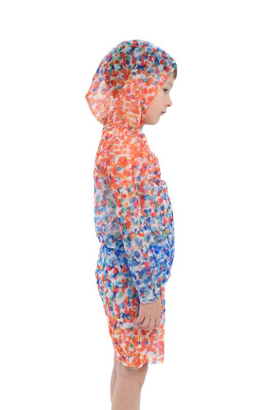KID's Smart T-shirt with Hood "Confetti"
