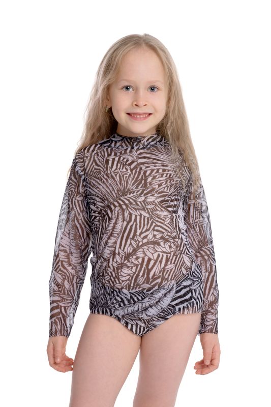 KID's Smart T-shirt with Hood "Fake Zebra"