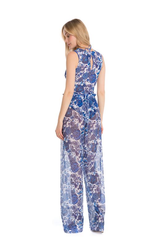 Beach pants "Pomegranate Blue"