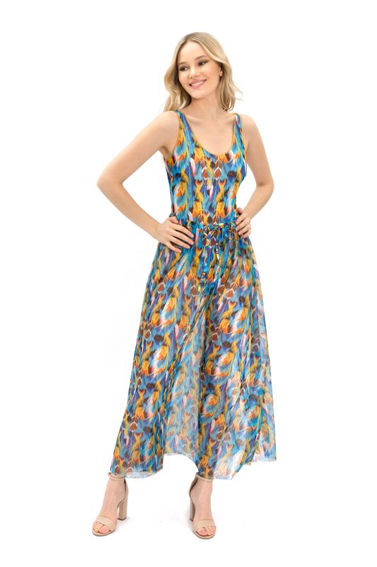 Beach skirt &quot;Feathers&quot;