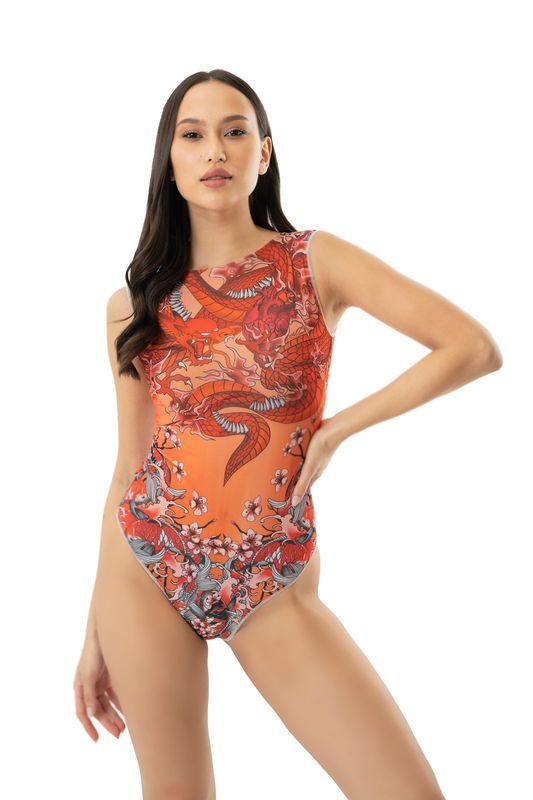 One-piece Sleeveless Swimsuit Asia