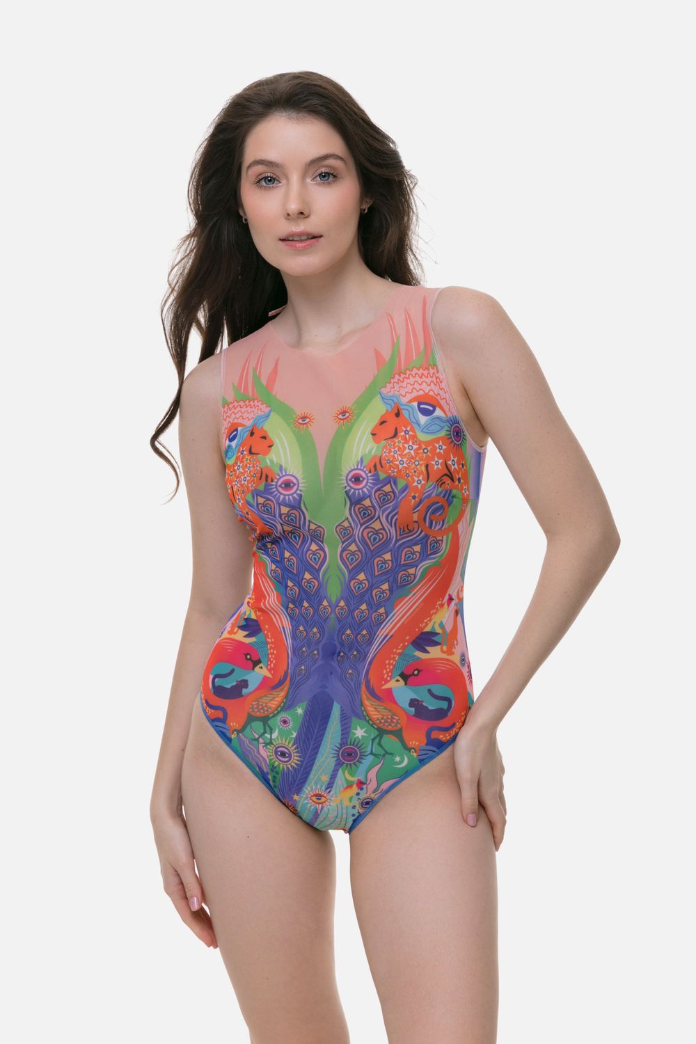One-piece Sleeveless Swimsuit &quot;Brasil&quot;