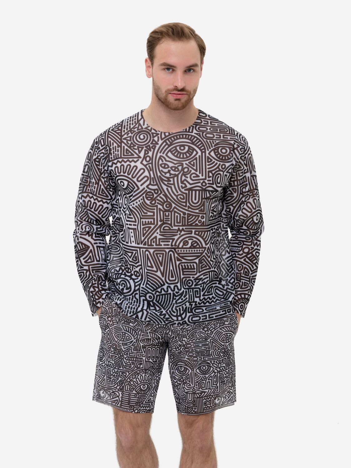 Men&#39;s T-shirt &quot;Doodling&quot; (Heavy)