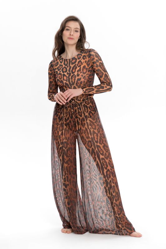 Beach pants "Leopard 25"