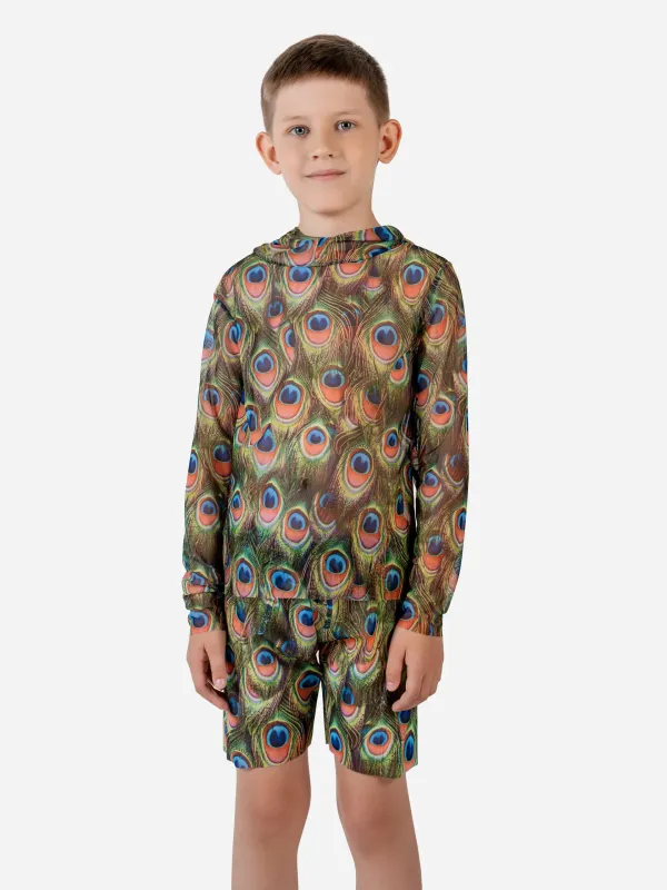 Kids Shorts "Peacock Mayura"