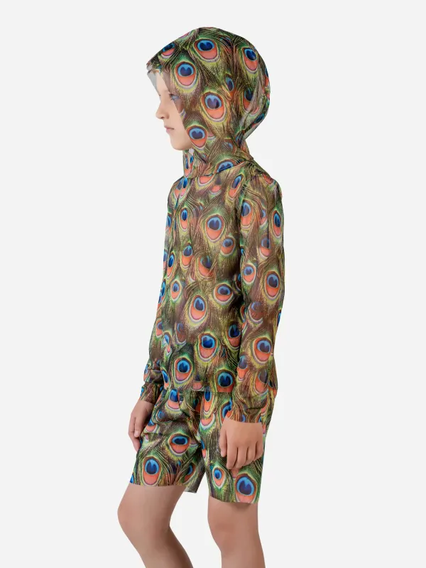 Kids Shorts "Peacock Mayura"