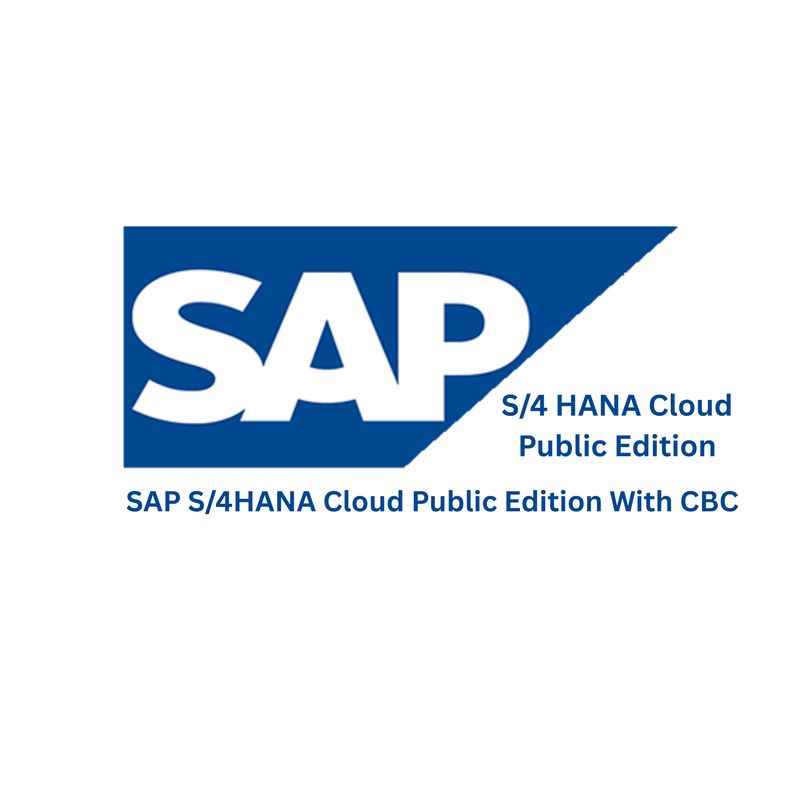 SAP S/4HANA Public Cloud With CBC