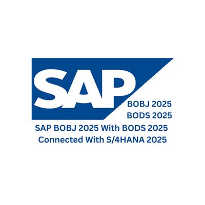 SAP BOBJ 2025 With BODS 2025