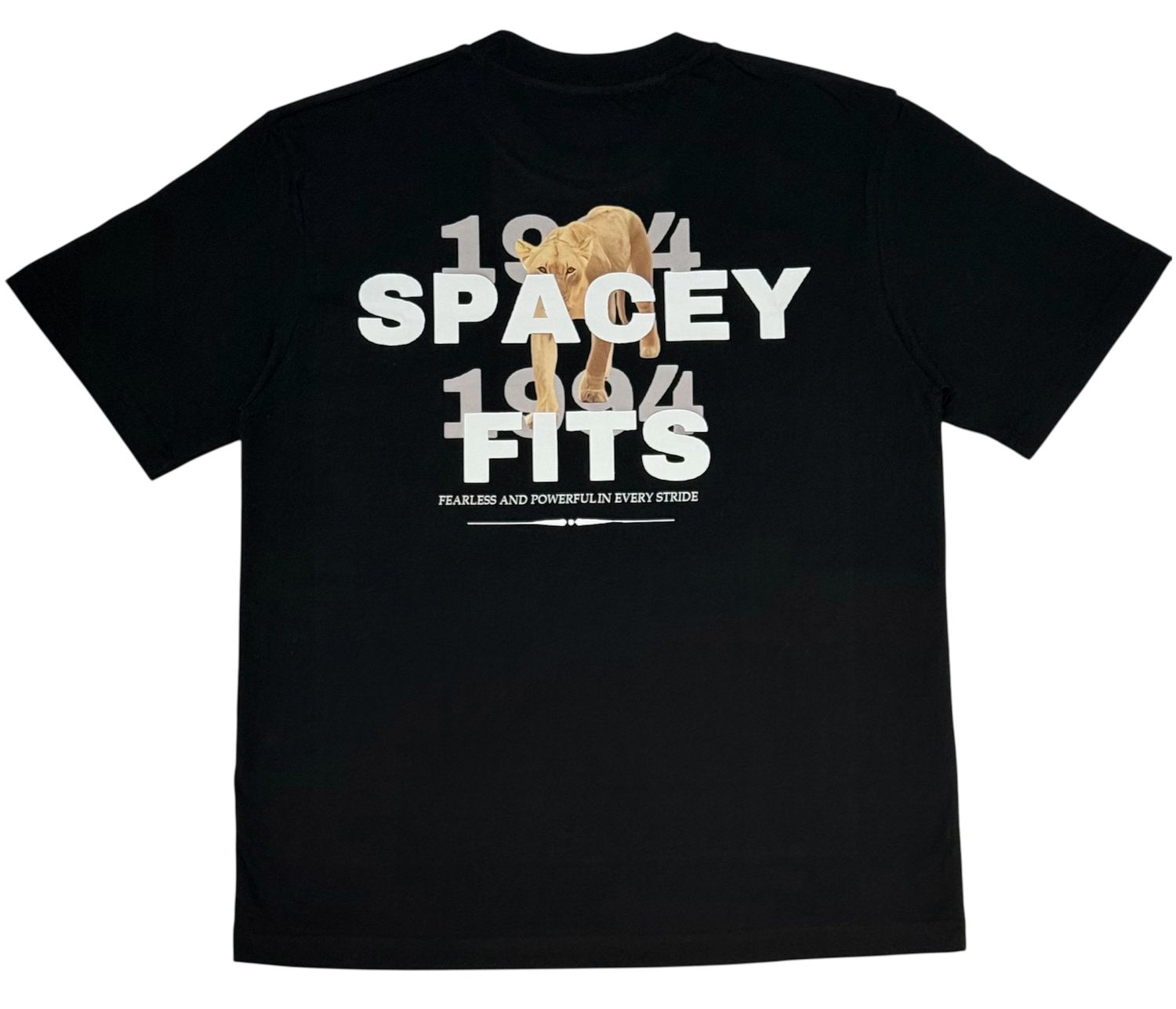 SF Fearless &amp; Powerful Space Black T Back Side