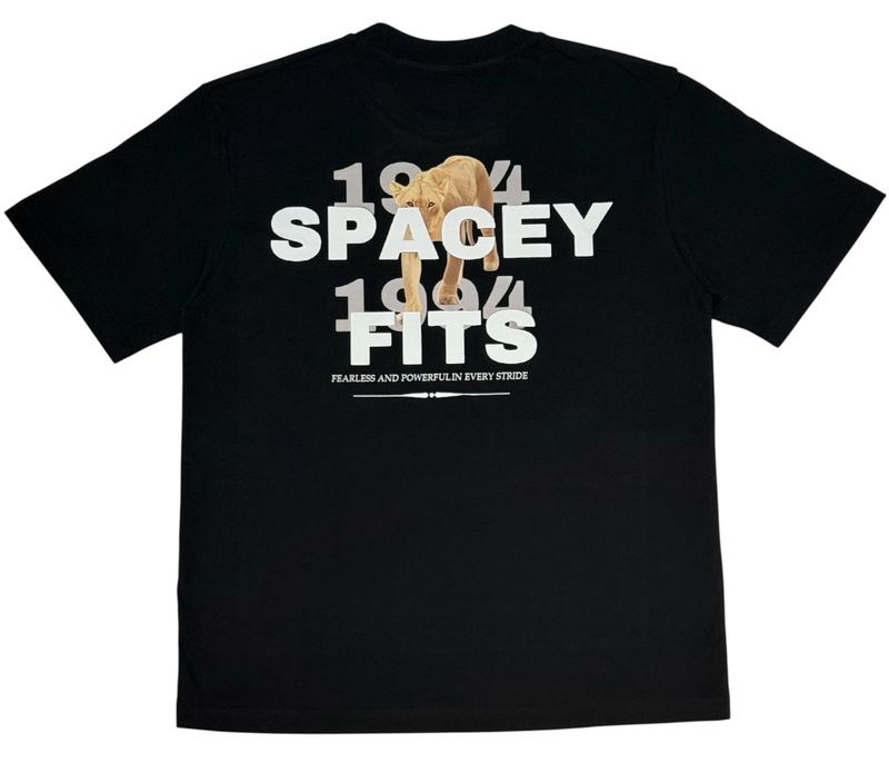 SF Fearless &amp; Powerful Space Black T Back Side