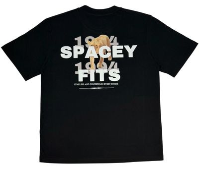 SF Fearless &amp; Powerful Space Black T Back Side