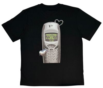 SF Brick Phone Space Black T