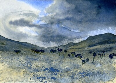 &quot;High Desert Showers&quot; Print