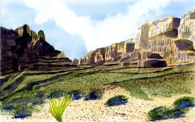 &quot;Ramada&quot; Original Watercolor
