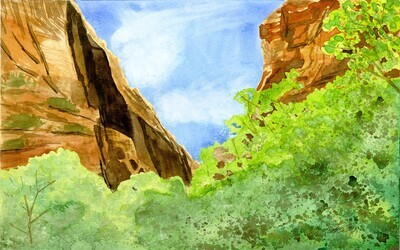 &quot;Icebox Canyon&quot; Print