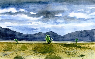 &quot;Promise of Rain&quot; Original Watercolor