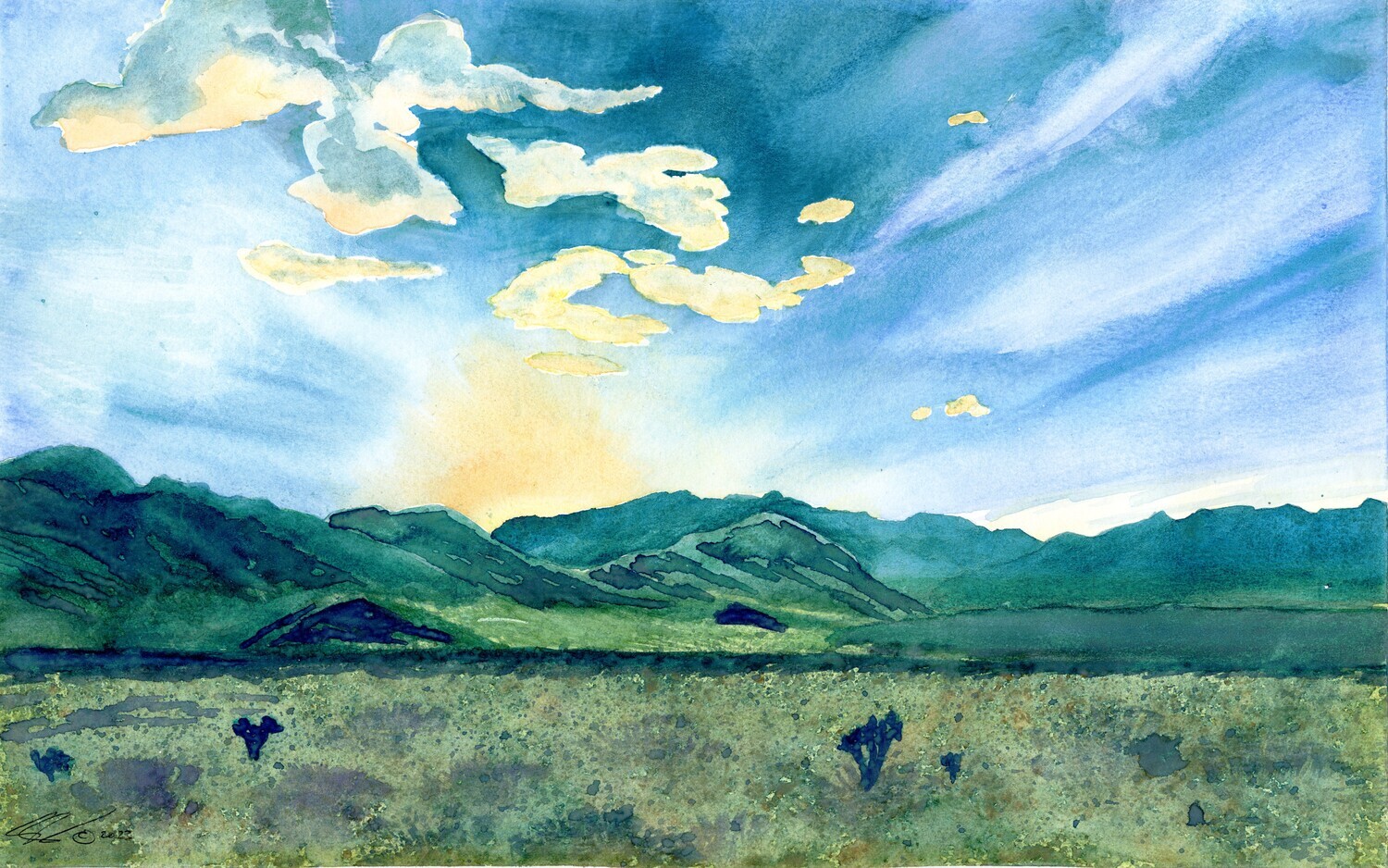 Untitled. Original Watercolor