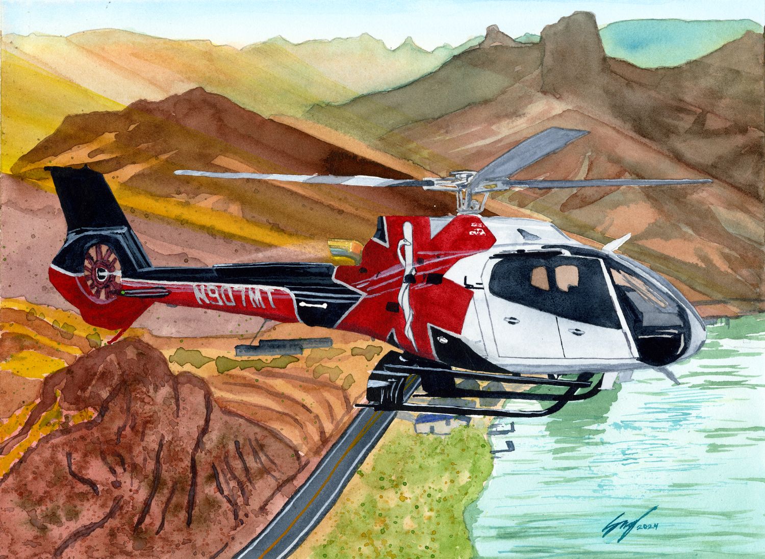 &quot;Whipple Mountain Winds&quot; Print