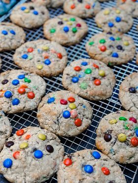 Oatmeal Chocolate Chip + M&amp;M  Cookie Recipe