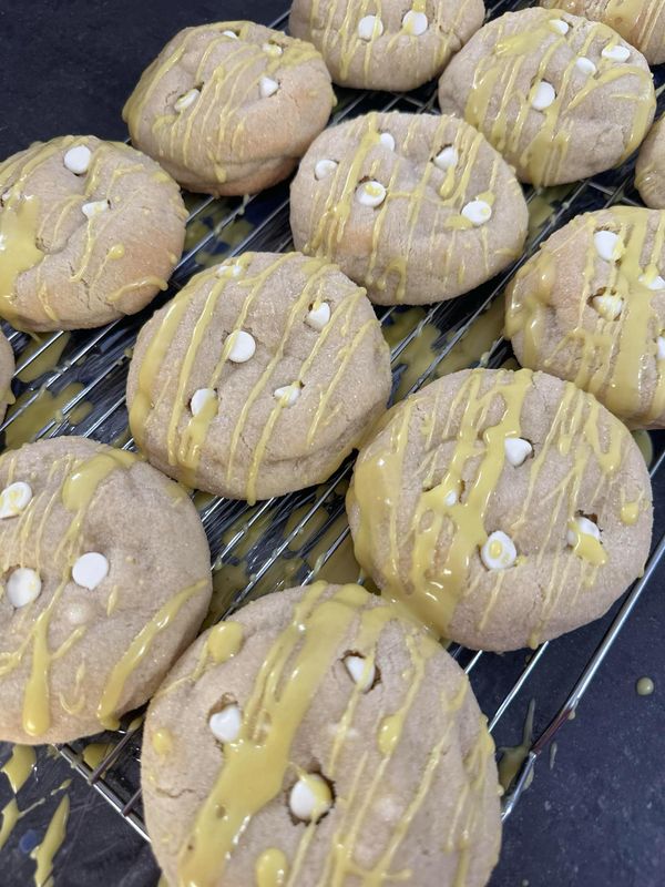 Lemon White Chocolate Chip Cookie
