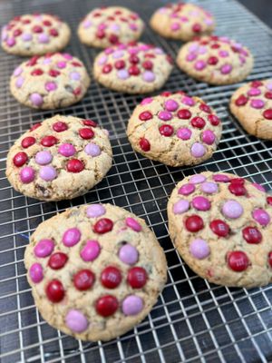 Oatmeal Chocolate Chip + M&amp;M  Cookie Recipe