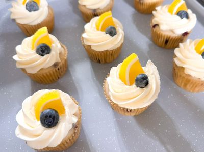 Blueberry Lemon Cupcake &amp; Cake Recipe