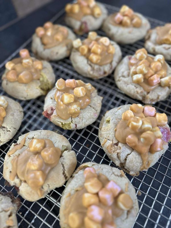Stuffed Peanut Butter Marshmallow Cookie