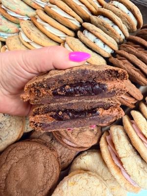 Chocoholic Sandwich Cookie Recipe