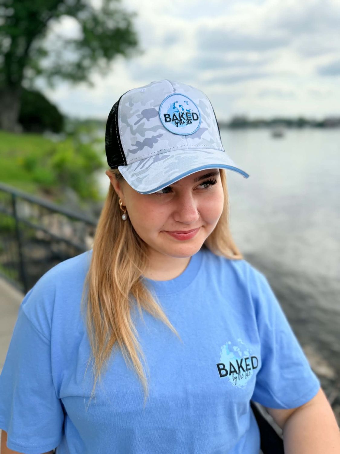 Baked by the Lake Camo Hat