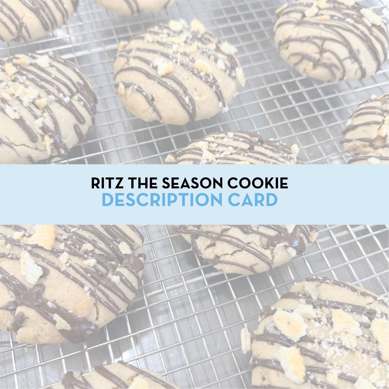 Ritz the Season Cookie Display/Description Card