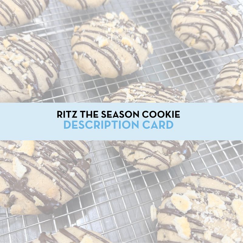 Ritz the Season Cookie Display/Description Card