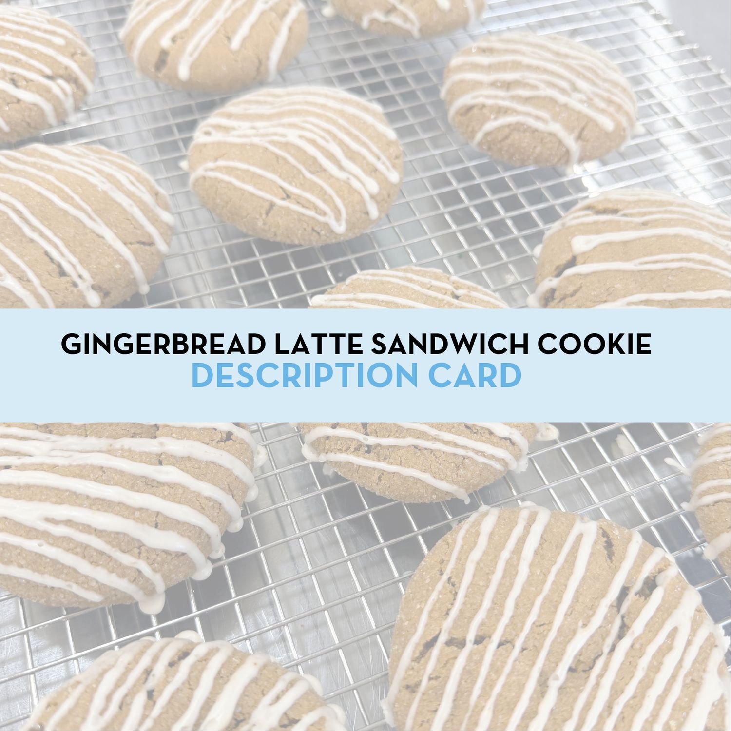 Gingerbread Latte Cookie Display/Description Card