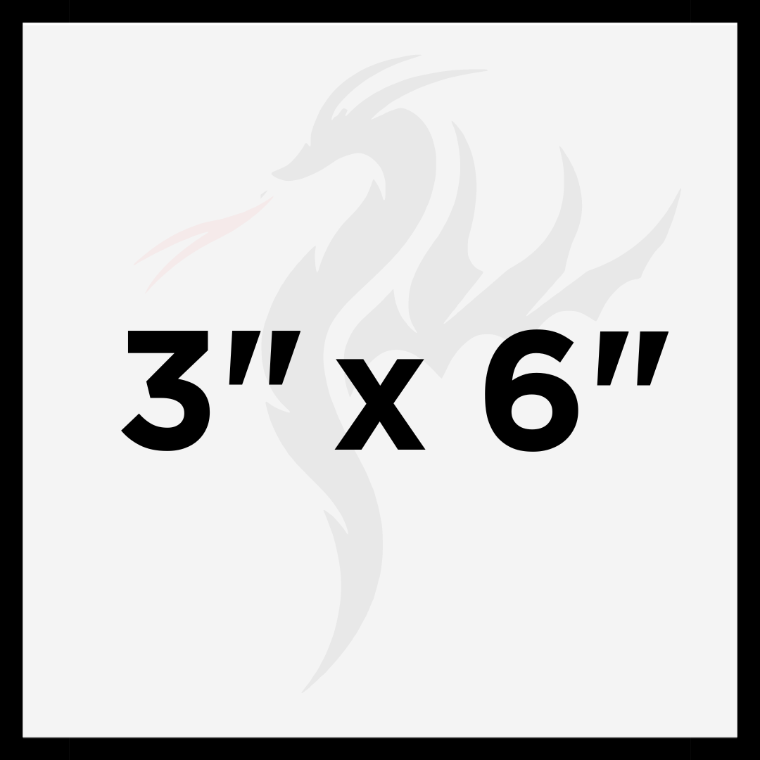 3&quot;x6&quot; Design