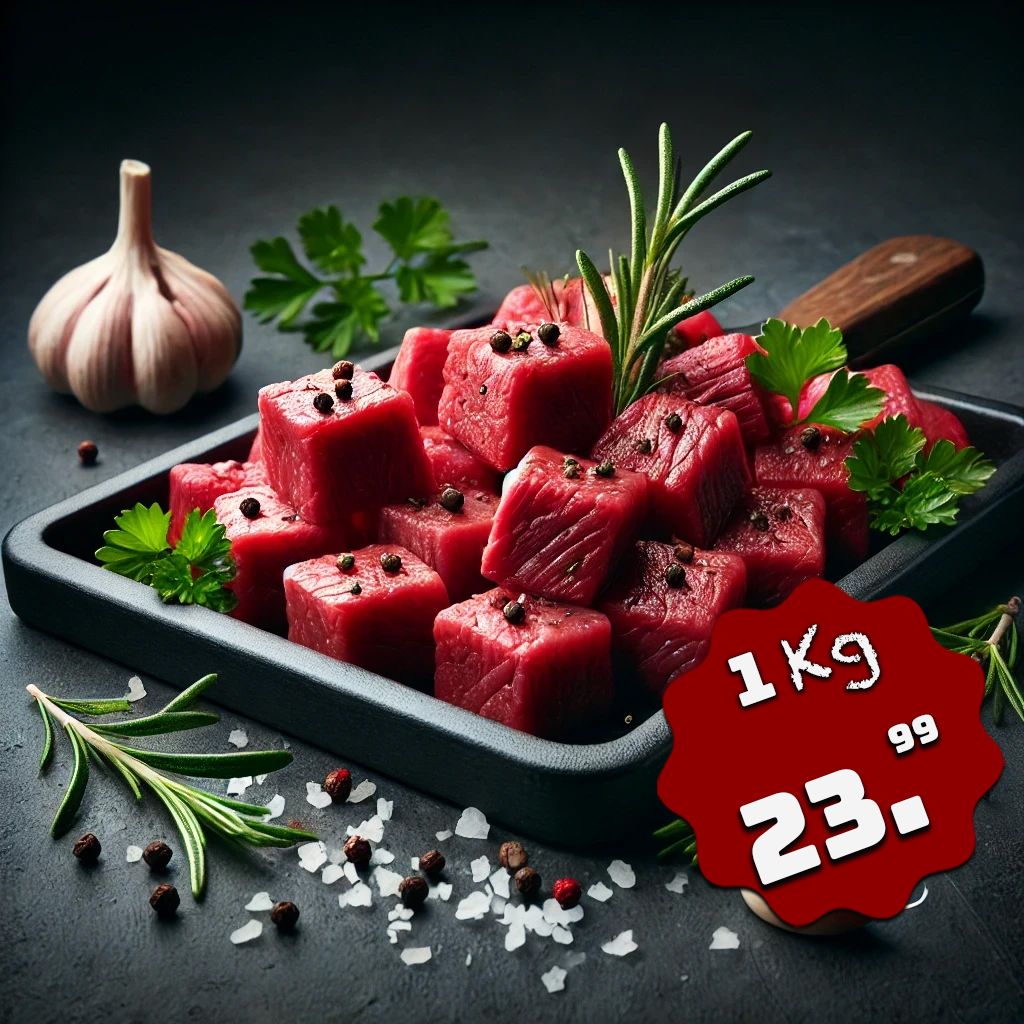 Cubes de boeuf