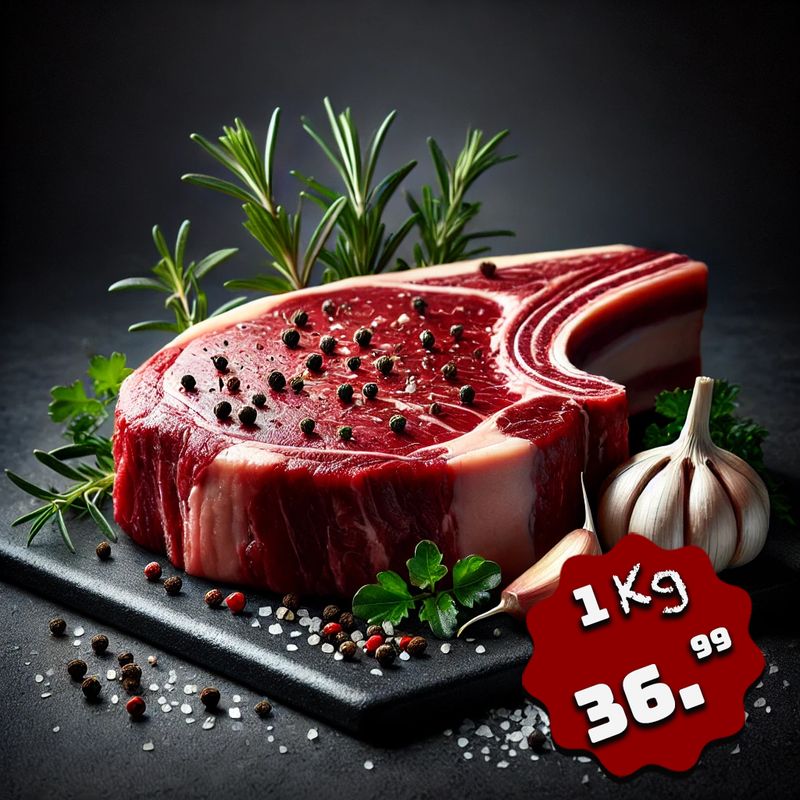 Bifteck de côte faux-filet de Boeuf