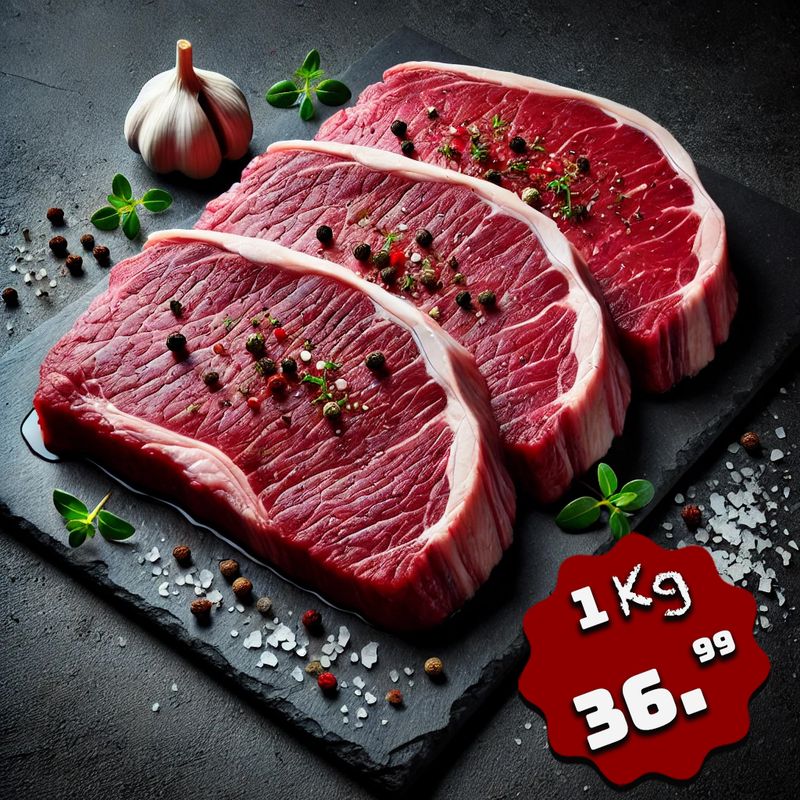 Bifteck d&#39;Aloyau de Boeuf