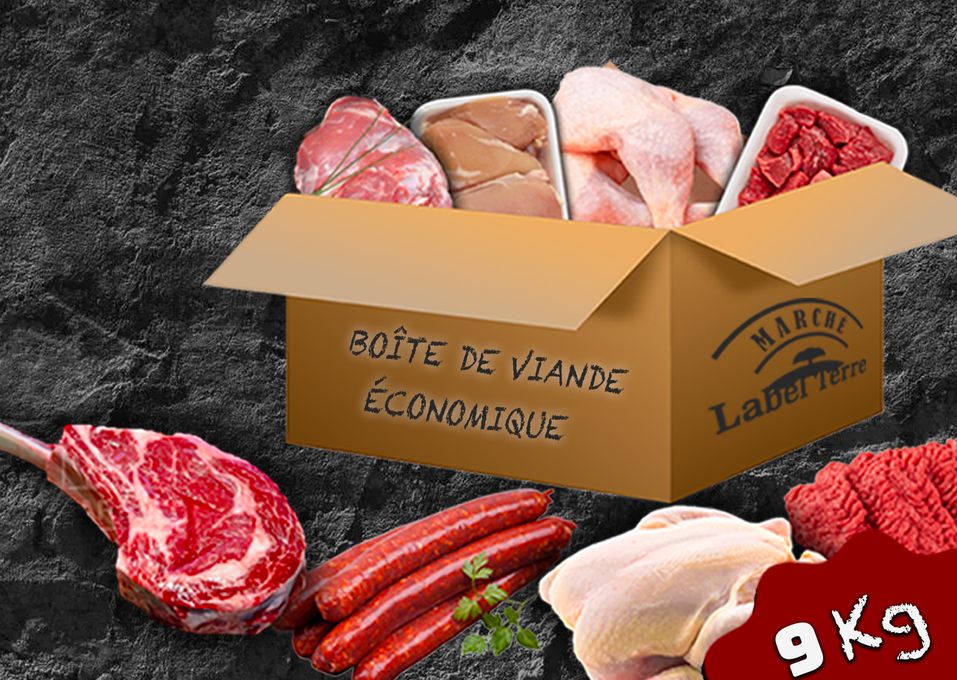 Grande boîte de viande variée