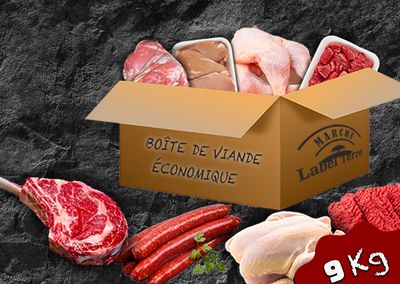 Grande boîte de viande variée