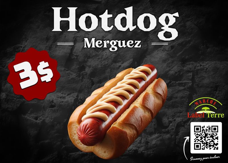 Hotdog Merguez