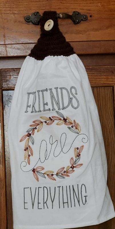 Thanksgiving Towel Friends are Everything