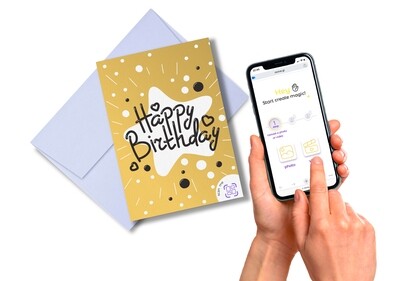 Video Greeting Card with AR*: Customize with Personal Video