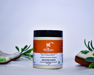 Pure Honey and Rosemary Deep Conditioner Treatment for Dry or Damaged Hair