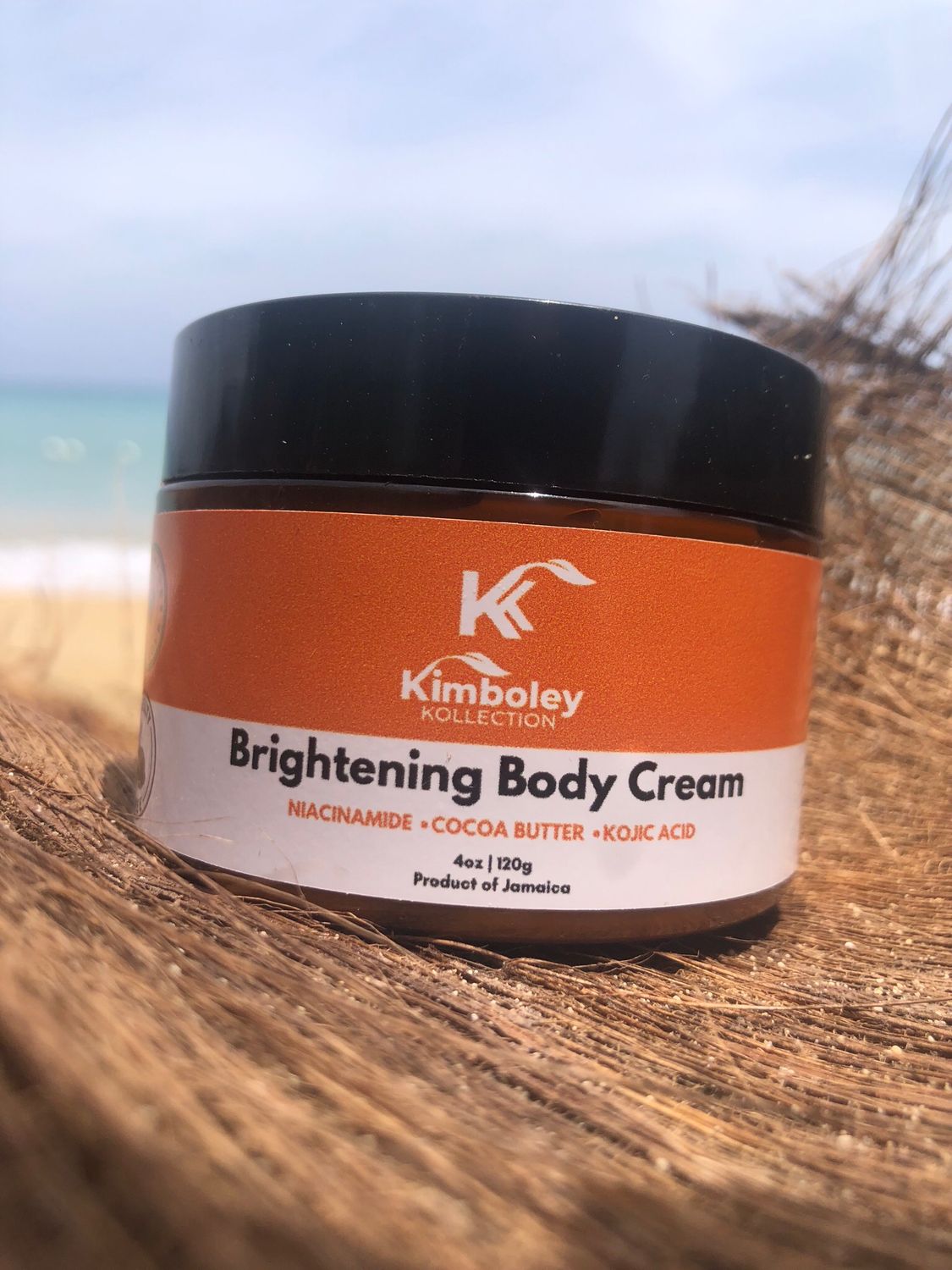 Brightening Body Cream with Niacinamide for Even Tone- Reduce Dark Spots, Hyperpigmentation and Fade Dark Inner Thighs with Kojic Acid and Cocoa Butter Moisturizer , 4 oz