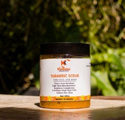 Turmeric Scrub for Face and Body Acne, Remove Dark Spots, Dark Underarms, Dark Inner Tighs, Brightening Exfoliating Body Scrub for Private Area