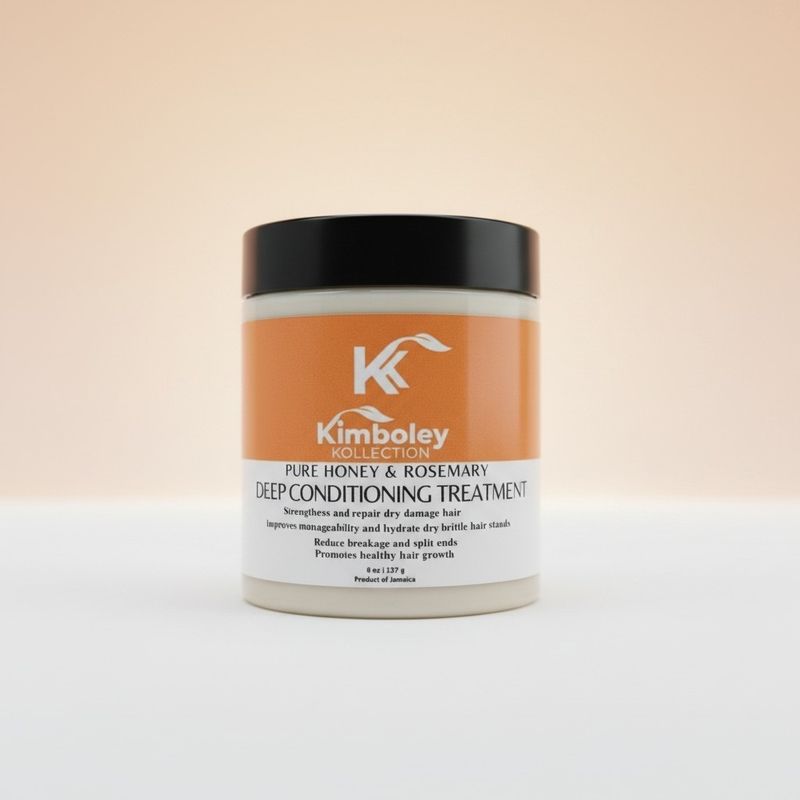 Honey and Rosemary Deep Conditioner Treatment for Dry or Damaged Hair